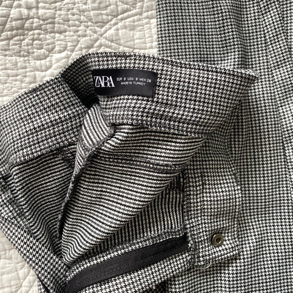 Zara Plaid Legging Pants - Picture 5 of 5